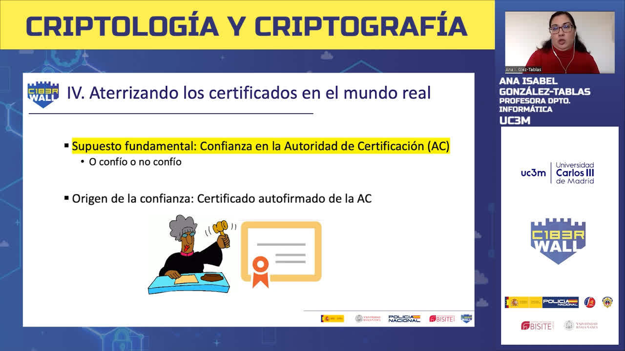 Los certificados de clave pública de Ana Isabel González-Tablas III